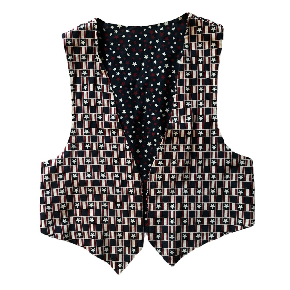 Vintage Handmade Reversible Vest